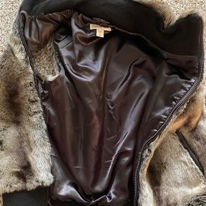 Cold water Creek Faux Fur Vest